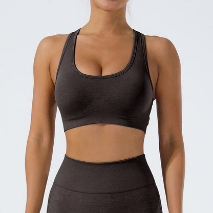 LILIEUX - Cut Out Define Luxe Sports Bra in Sage