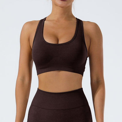 LILIEUX - Cut Out Define Luxe Sports Bra in Sage