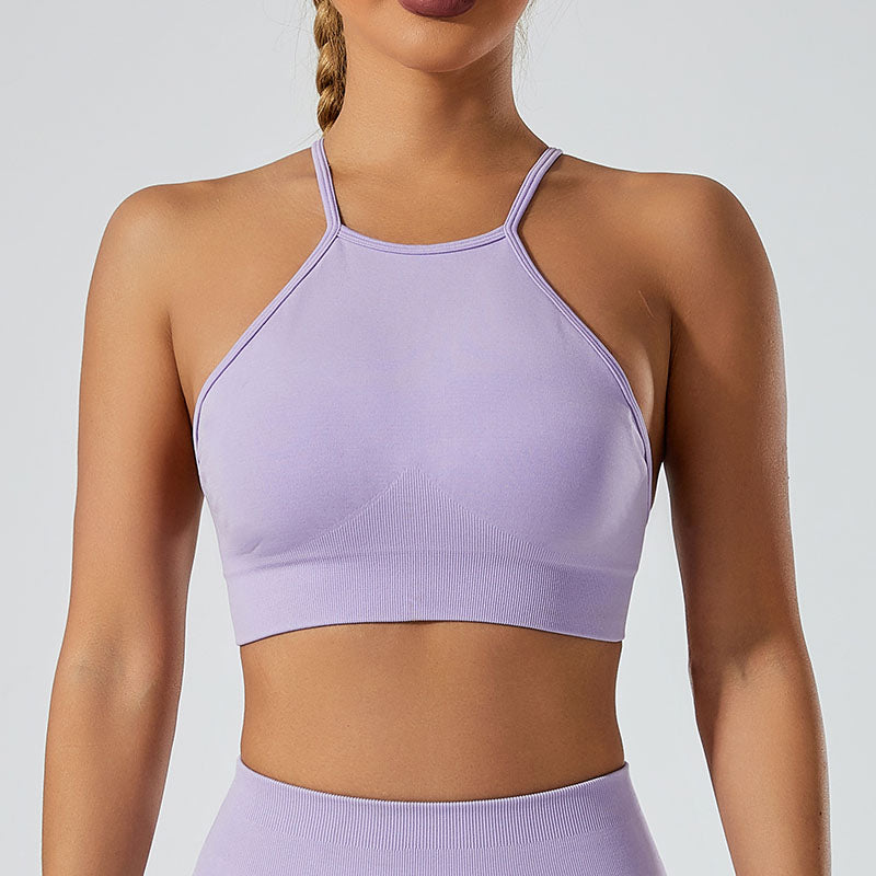 LILIEUX -Ring-Linked Racerback Sports Bra