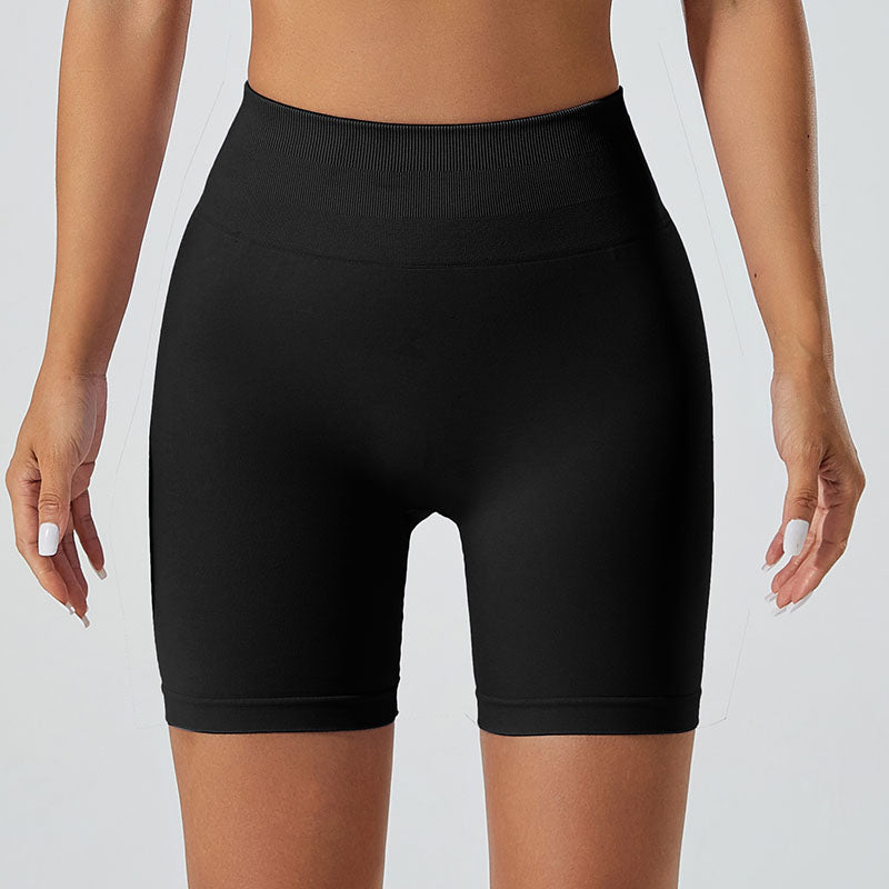 LILIEUX - Women's Seamless Running Workout Outfits Yoga High Waist Shorts Leggings