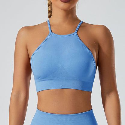 LILIEUX -Ring-Linked Racerback Sports Bra