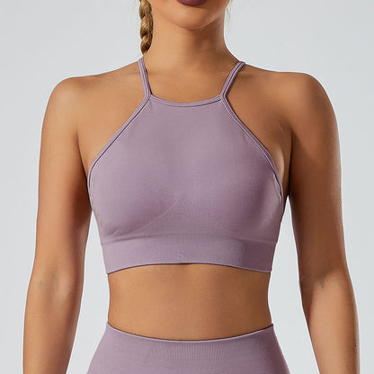 LILIEUX -Ring-Linked Racerback Sports Bra