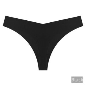 Ice Silk Seamless Thong – Low Waist T-Back Lingerie, Plus Size - Image 6